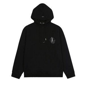 Team Wang Patchwork Balloon Black Hooded Sweatshirt
